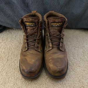 Carolina work boots, Size 9-1/2. Worn extremely little